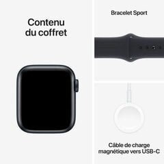 Apple Watch SE MR9X3QF/A Midnight цена и информация | Смарт-часы (smartwatch) | pigu.lt
