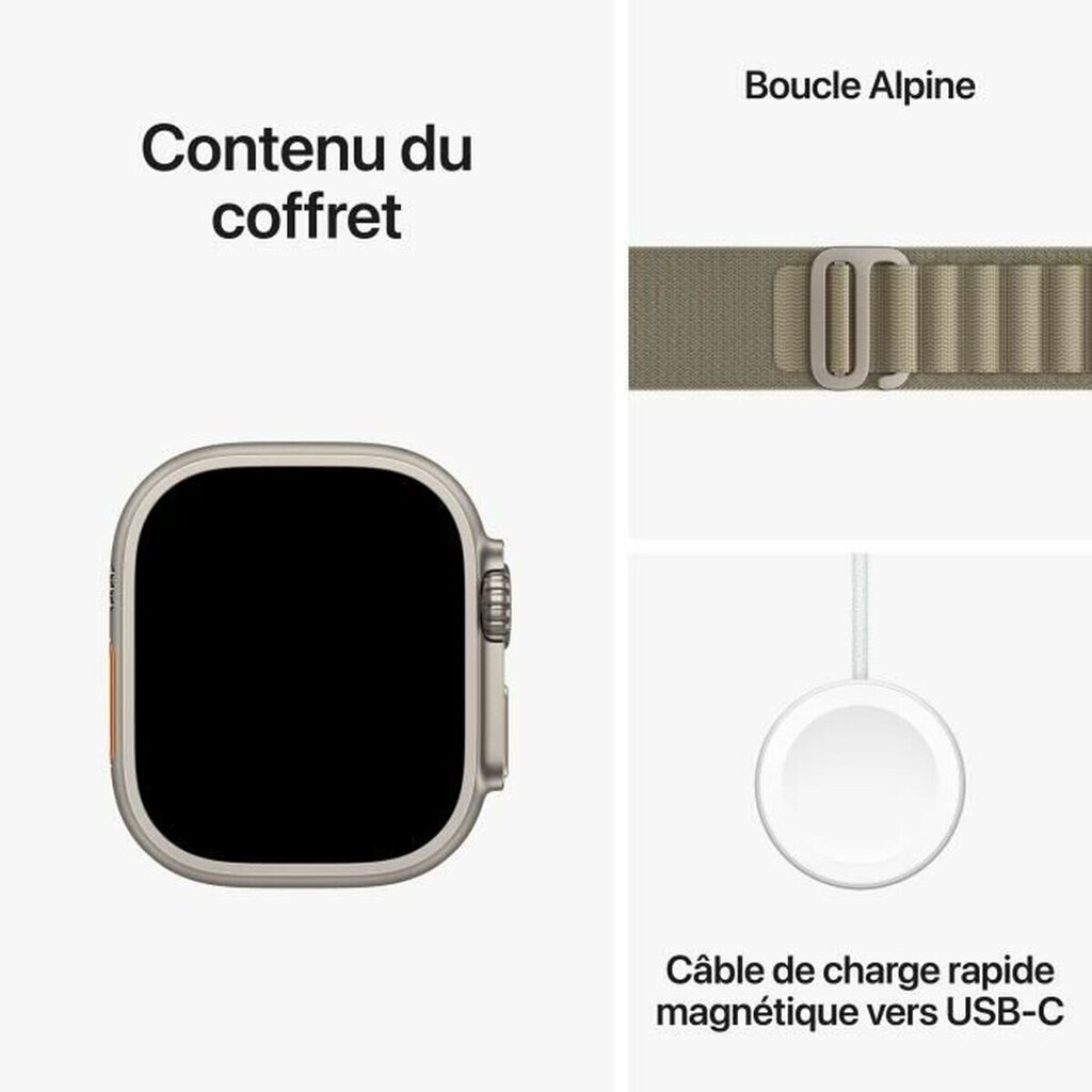 Apple Watch Ultra 2 Olive Alpine Loop kaina ir informacija | Išmanieji laikrodžiai (smartwatch) | pigu.lt