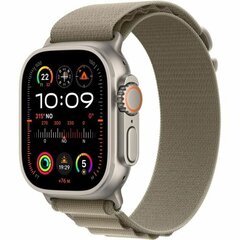 Apple Watch Ultra 2 GPS + Cellular, 49mm Titanium Case with Olive Alpine Loop - Large MRF03EL/A цена и информация | Смарт-часы (smartwatch) | pigu.lt