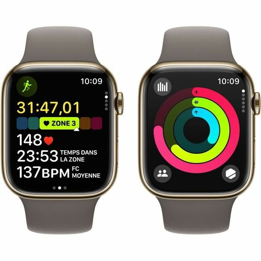 Apple Series 9 45 mm brown gold S7193099 kaina ir informacija | Išmanieji laikrodžiai (smartwatch) | pigu.lt