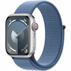 Apple Watch Series 9 41mm Silver Aluminum/Winter Blue Sport Loop цена и информация | Смарт-часы (smartwatch) | pigu.lt