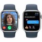 Apple Watch Series 9 41mm Silver Aluminum/Storm Blue Sport Band kaina ir informacija | Išmanieji laikrodžiai (smartwatch) | pigu.lt