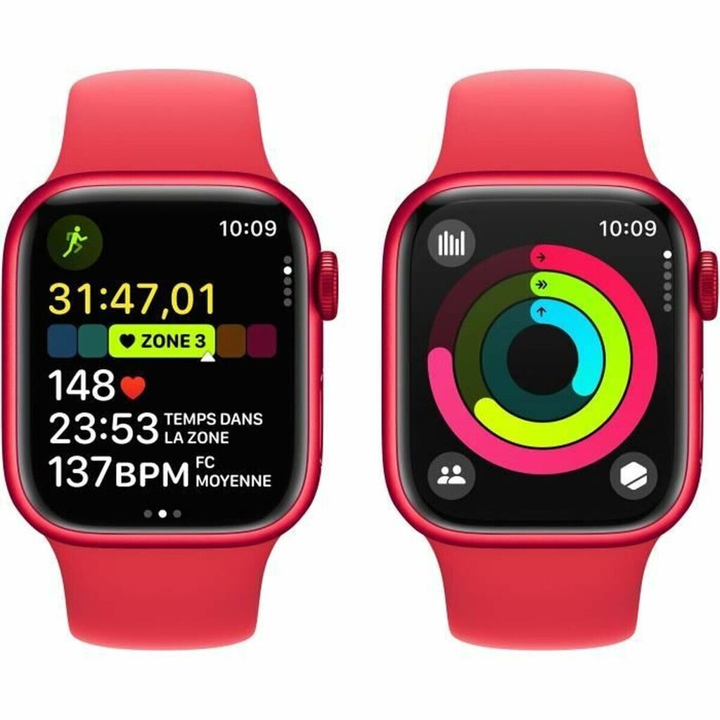 Apple Watch Series 9 41mm Red Aluminum/Red Sport Band цена и информация | Išmanieji laikrodžiai (smartwatch) | pigu.lt