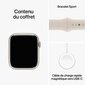 Apple Series 9 45 mm beige S7193094 kaina ir informacija | Išmanieji laikrodžiai (smartwatch) | pigu.lt