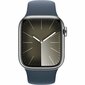 Apple Watch Series 9 41mm Silver Stainless Steel/Storm Blue Sport Band kaina ir informacija | Išmanieji laikrodžiai (smartwatch) | pigu.lt