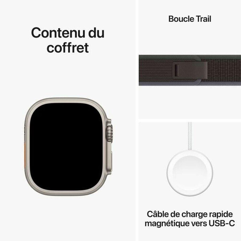 Apple Watch Ultra 2 Blue/Black Trail Loop kaina ir informacija | Išmanieji laikrodžiai (smartwatch) | pigu.lt