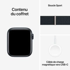 Apple Watch SE MRE03QF/A Midnight цена и информация | Смарт-часы (smartwatch) | pigu.lt