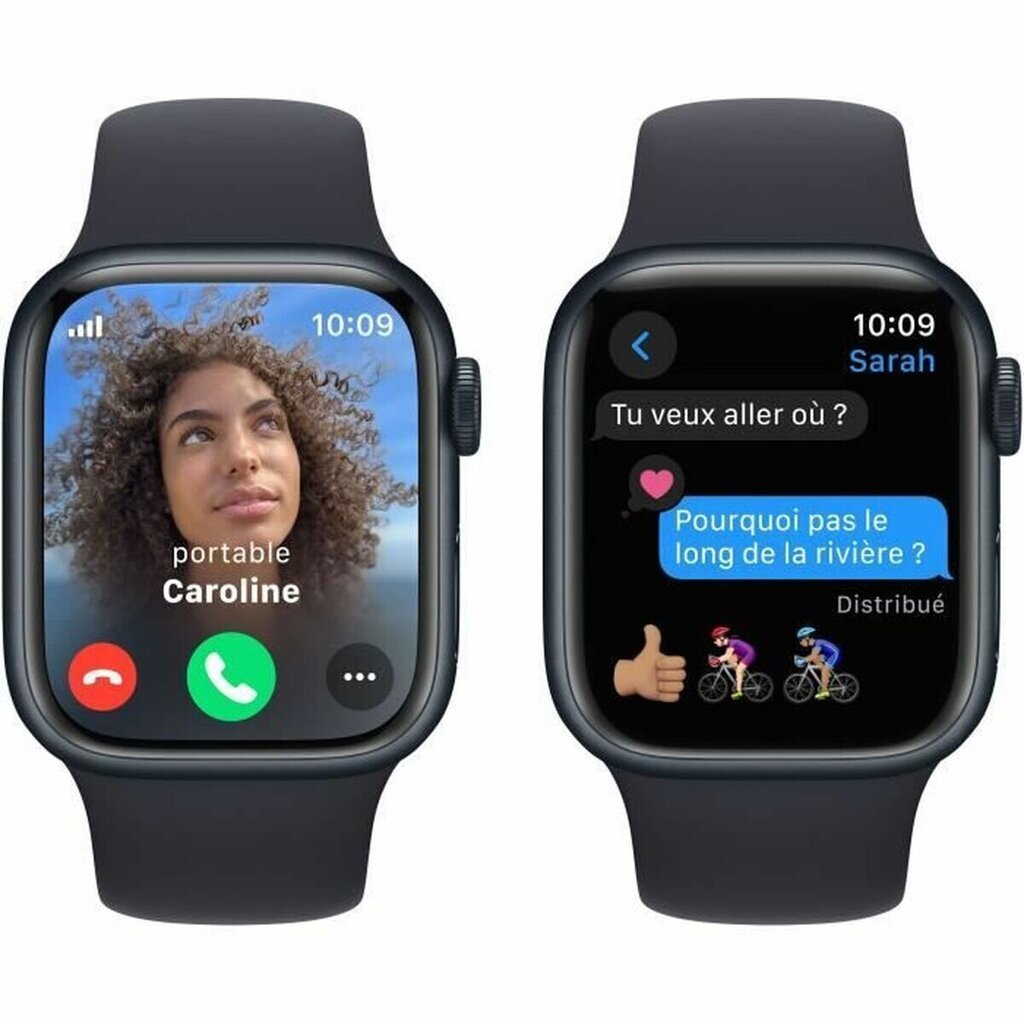 Apple Series 9 41 mm black S7193070 kaina ir informacija | Išmanieji laikrodžiai (smartwatch) | pigu.lt