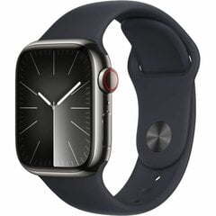 Apple Watch Series 9 41mm Graphite Stainless Steel/Midnight Sport Band kaina ir informacija | Išmanieji laikrodžiai (smartwatch) | pigu.lt