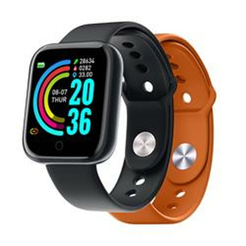 Celly Trainer Beat Black/Orange kaina ir informacija | Išmanieji laikrodžiai (smartwatch) | pigu.lt