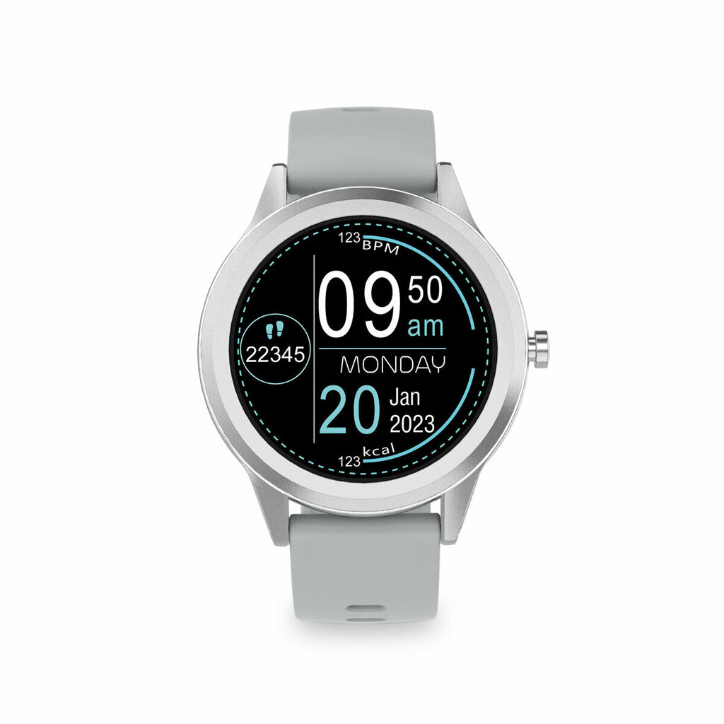 Ksix Globe Silver kaina ir informacija | Išmanieji laikrodžiai (smartwatch) | pigu.lt