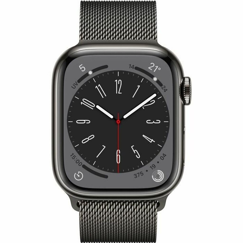 Apple Watch Series 8 41mm Graphite Stainless Steel/Graphite Milanese Loop kaina ir informacija | Išmanieji laikrodžiai (smartwatch) | pigu.lt