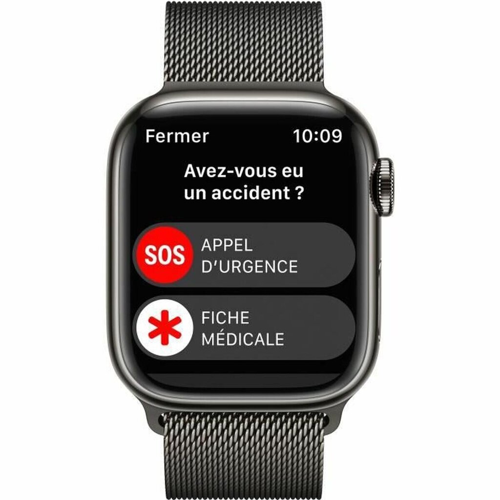 Apple Watch Series 8 41mm Graphite Stainless Steel/Graphite Milanese Loop kaina ir informacija | Išmanieji laikrodžiai (smartwatch) | pigu.lt