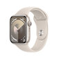 Apple Watch Series 9 45mm Starlight Aluminum/Starlight Sport Band kaina ir informacija | Išmanieji laikrodžiai (smartwatch) | pigu.lt