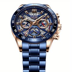 Elegantiškas Vandeniui Atsparus Laikrodis Vyrams LIGE 841 kaina ir informacija | Vyriški laikrodžiai | pigu.lt