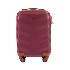 Красный чемодан для ручной клади ALBATROSS цена и информация | Чемоданы, дорожные сумки  | pigu.lt