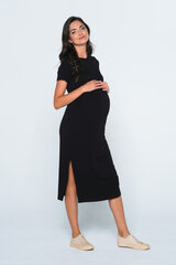 Suknelė nėščiosioms Cool Mama, juoda цена и информация | Платья | pigu.lt