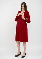 Suknelė nėščiosioms Cool Mama, raudona цена и информация | Платья | pigu.lt
