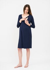 Naktiniai nėščiosioms Cool Mama, mėlyni цена и информация | Женские пижамы, ночнушки | pigu.lt