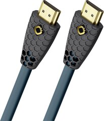 Кабель Oehlbach HDMI 1,5 м белый Shape Magic 90 UHD цена и информация | Кабели и провода | pigu.lt