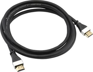 Кабель Oehlbach HDMI 1,0 м черный Shape Magic 90 UHD цена и информация | Кабели и провода | pigu.lt