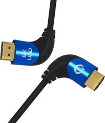 Кабель Oehlbach HDMI 1,0 м черный Shape Magic 40 UHD цена и информация | Кабели и провода | pigu.lt