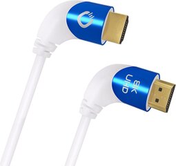 Кабель Oehlbach HDMI 1,0 м белый Shape Magic 40 UHD цена и информация | Кабели и провода | pigu.lt