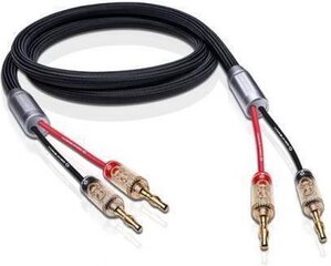 Акустический кабель Oehlbach XXL Fusion Two Cable Set 2х2,0м с бананом цена и информация | Кабели и провода | pigu.lt