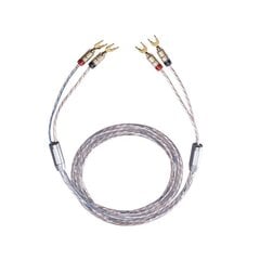 Акустический кабель Oehlbach TwinMix One, акустический кабель с наконечником 2x3,0 м цена и информация | Кабели и провода | pigu.lt