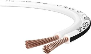 Акустический кабель Oehlbach Spirit Wire SP-7, катушка 30 м, белый цена и информация | Кабели и провода | pigu.lt
