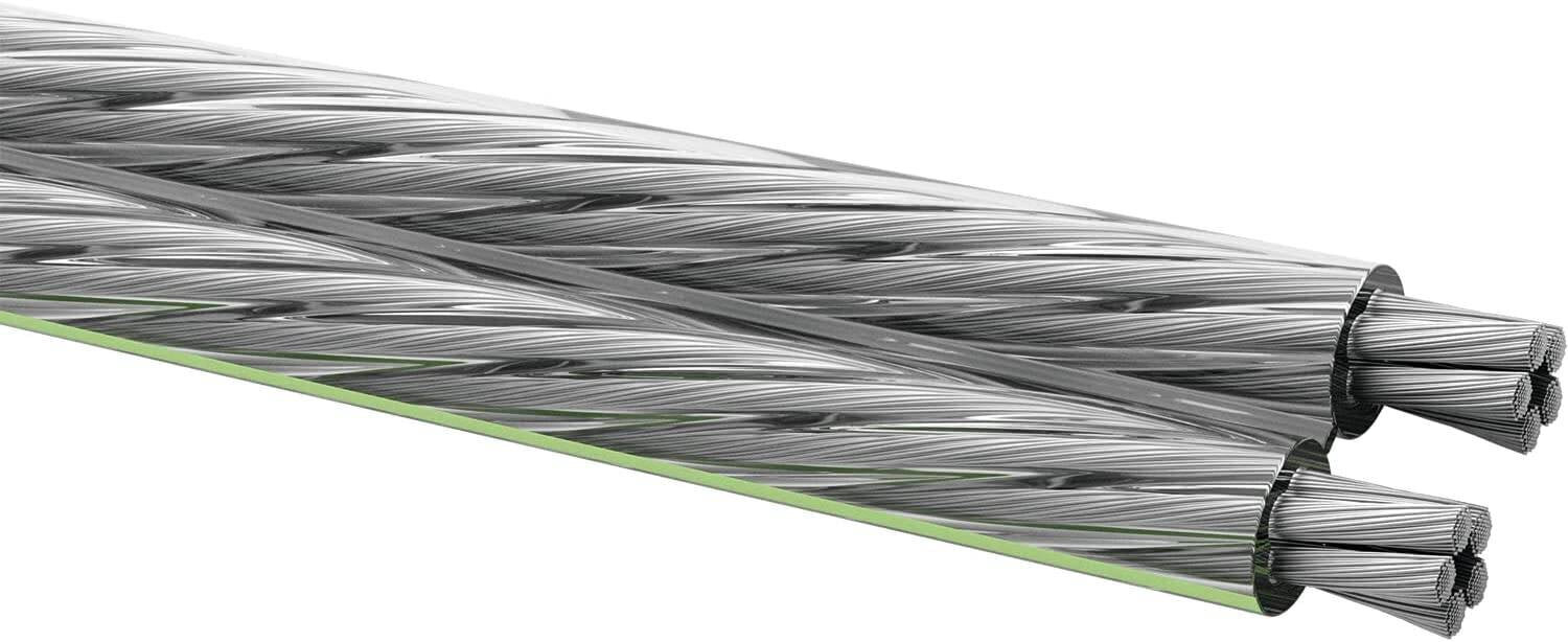 Oehlbach 2x4mm², 4 m kaina ir informacija | Kabeliai ir laidai | pigu.lt