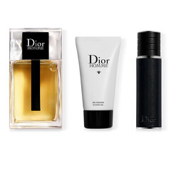 Rinkinys Dior Homme vyrams: tualetinis vanduo, 100 ml + EDT, 10 ml + dušo želė, 50 ml kaina ir informacija | Kvepalai vyrams | pigu.lt