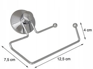 Tualetinio popieriaus laikiklis, chromas цена и информация | Набор акскссуаров для ванной | pigu.lt