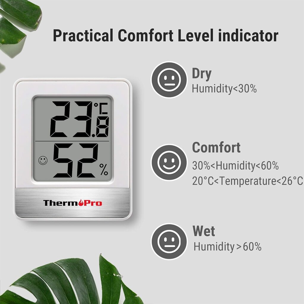 Temperatūros ir drėgmės matuoklių rinkinys ThermoPro TP49 kaina ir informacija | Drėgmės, temperatūros, pH, ORP matuokliai | pigu.lt