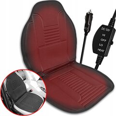 Šildantis sėdynės užtiesalas Carmotion 58482 12V 35 / 45W, juodas kaina ir informacija | Automobilių 12V el. priedai | pigu.lt