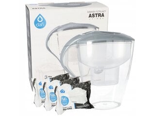 Фильтр для воды - кувшин Dafi Astra Mi 3л + 3 фильтра цена и информация | Фильтры для воды | pigu.lt
