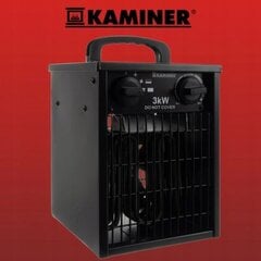 Elektrinis šildytuvas Kaminer 3 kW kaina ir informacija | Šildytuvai | pigu.lt