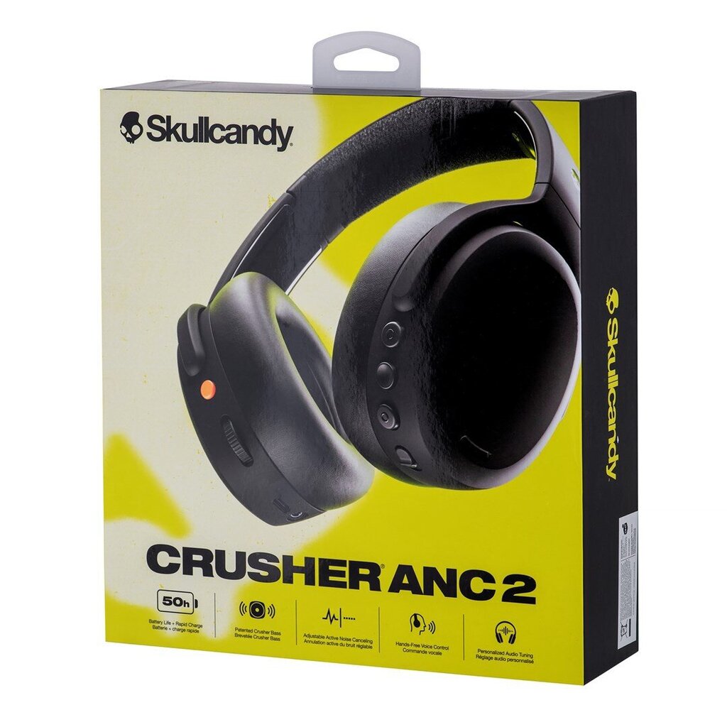 Crusher ANC2 Black kaina ir informacija | Ausinės | pigu.lt