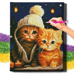 Алмазная Мозаика на Раме Котята 5D Diamond Painting Oh Art! 40x50 cm цена и информация | Алмазная мозаика | pigu.lt