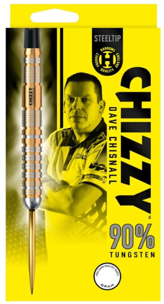 Strelytės Steeltip Chizzy Series 2 W90, 3x23g, auskinės spalvos kaina ir informacija | Smiginis | pigu.lt