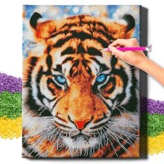 Deimantinė mozaika 5D Diamond Painting Oh Art! Tigras, 40x50 cm kaina ir informacija | Deimantinės mozaikos | pigu.lt