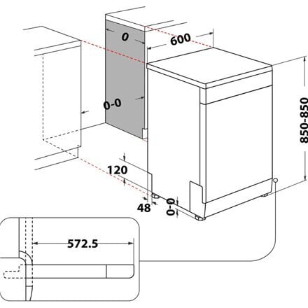 Indesit D2F HD624 AS kaina ir informacija | Indaplovės | pigu.lt