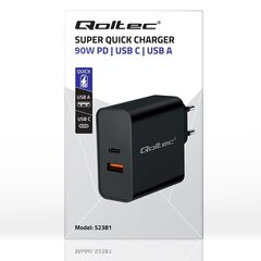 Qoltec 52381 цена и информация | Зарядные устройства для телефонов | pigu.lt