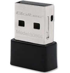 Qoltec 50664 цена и информация | Адаптеры, USB-разветвители | pigu.lt
