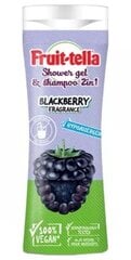 Dušo želė ir šampūnas 2in1 Fruittella Blackberry, 300 ml цена и информация | Масла, гели для душа | pigu.lt