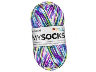 Siūlai MyBoshi Mysocks Pixel, 150g цена и информация | Принадлежности для вязания | pigu.lt