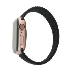 Elastic band L for Apple Watch 38|40|41 mm length 155 mm black цена и информация | Аксессуары для смарт-часов и браслетов | pigu.lt