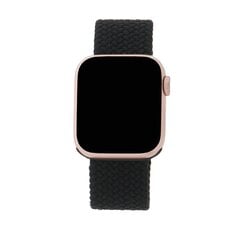 Elastic band M for Apple Watch 42|44|45 mm length 155 mm  black цена и информация | Аксессуары для смарт-часов и браслетов | pigu.lt