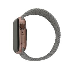 Elastic band XS for Apple Watch 42|44|45 mm length 135 mm light gray цена и информация | Аксессуары для смарт-часов и браслетов | pigu.lt