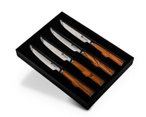 Damasko peilių rinkinys, 4 vnt. цена и информация | Ножи и аксессуары для них | pigu.lt